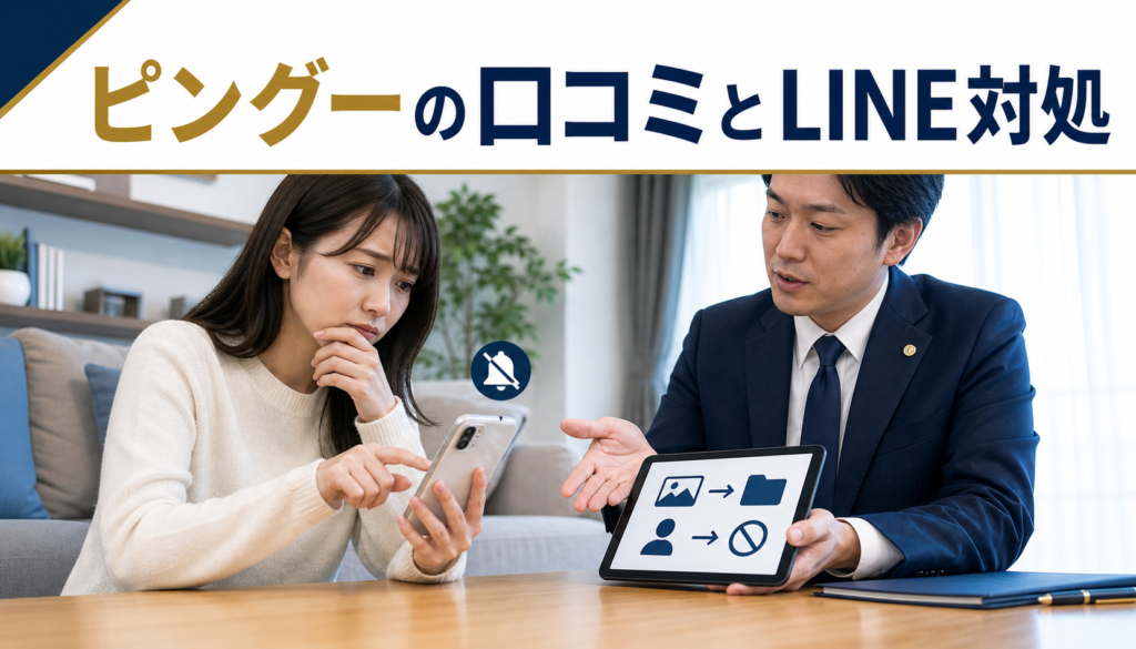ピングー(PINGU)の口コミ・評判｜先払い買取・闇金のLINE連絡と対処法