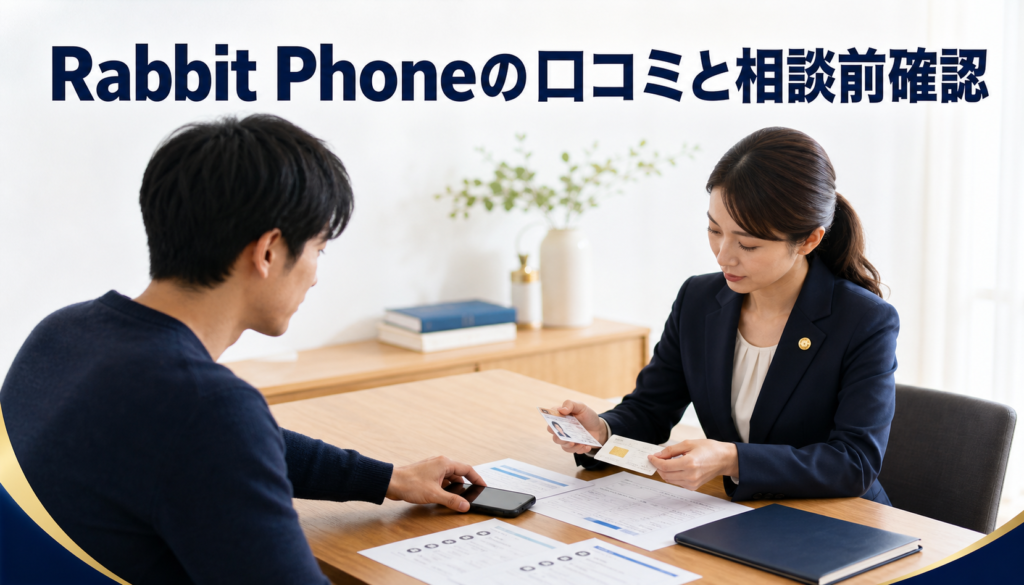 Rabbit Phone（ラビットフォン）の口コミ・評判｜先払い買取・闇金の確認情報と相談前の注意点