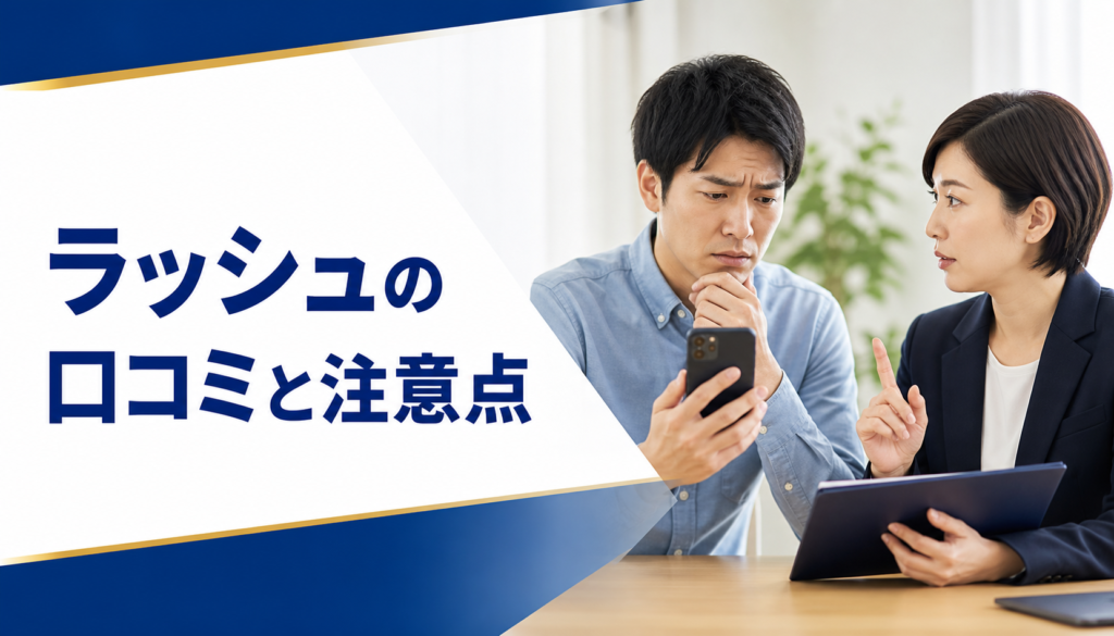 ラッシュの口コミ・評判｜先払い買取・闇金の確認情報と相談前の注意点