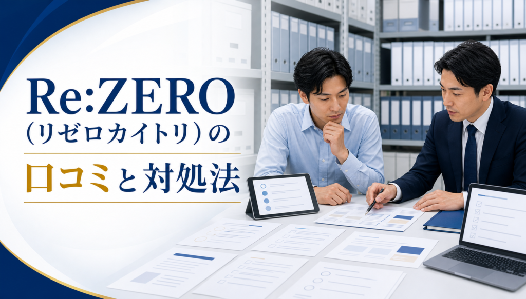 Re:ZERO（リゼロカイトリ）の口コミ・評判｜先払い買取・闇金のLINE連絡と対処法