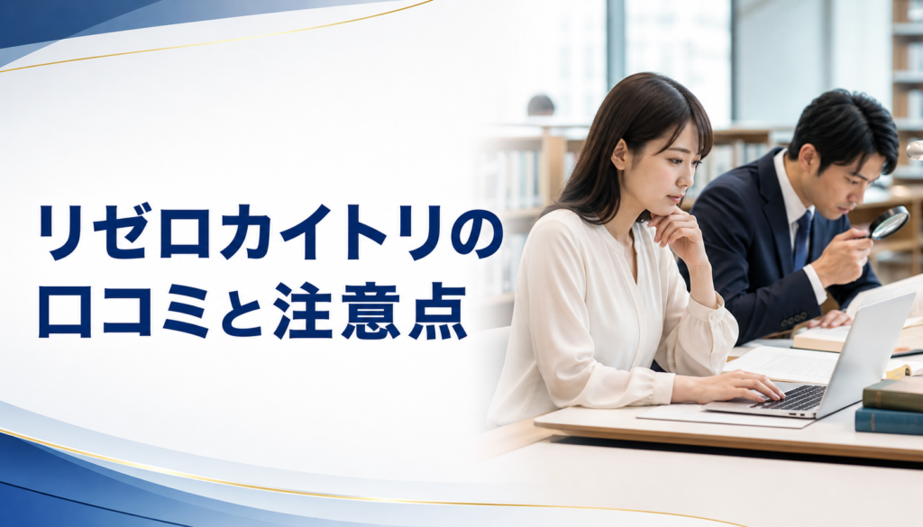 リゼロカイトリの口コミ・評判｜先払い買取・闇金の確認情報と相談前の注意点