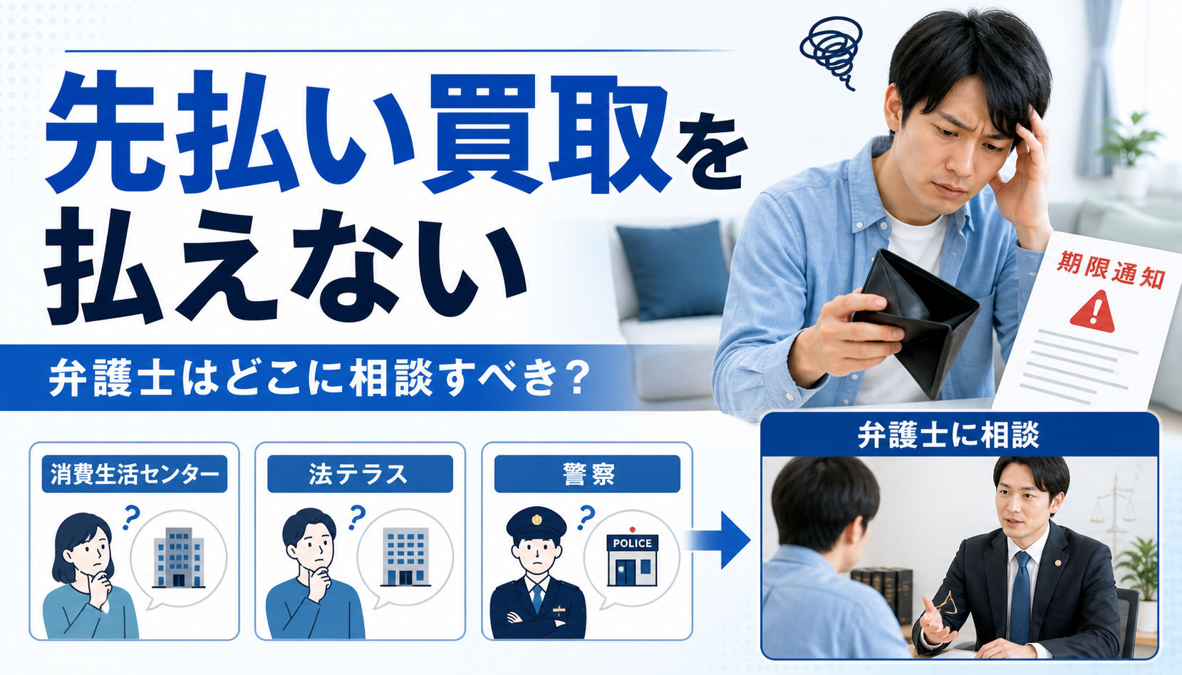 先払い買取 払えない 弁護士はどこに相談すべき？依頼前の確認ポイント