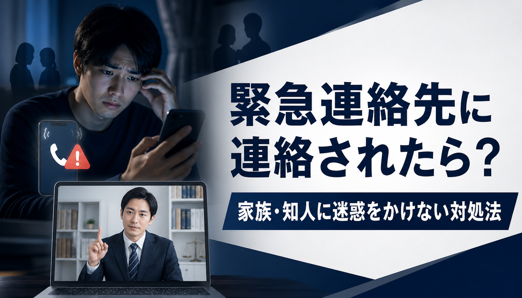 先払い買取で緊急連絡先に連絡されたら？家族・知人に迷惑をかけない対処法