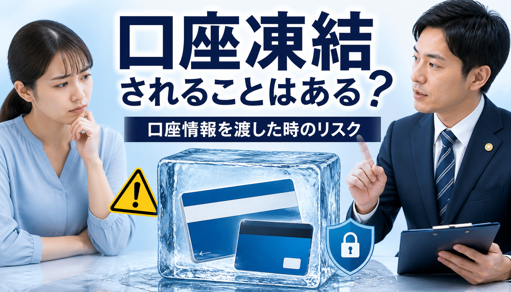 先払い買取で口座凍結されることはある？口座情報を渡した時のリスク