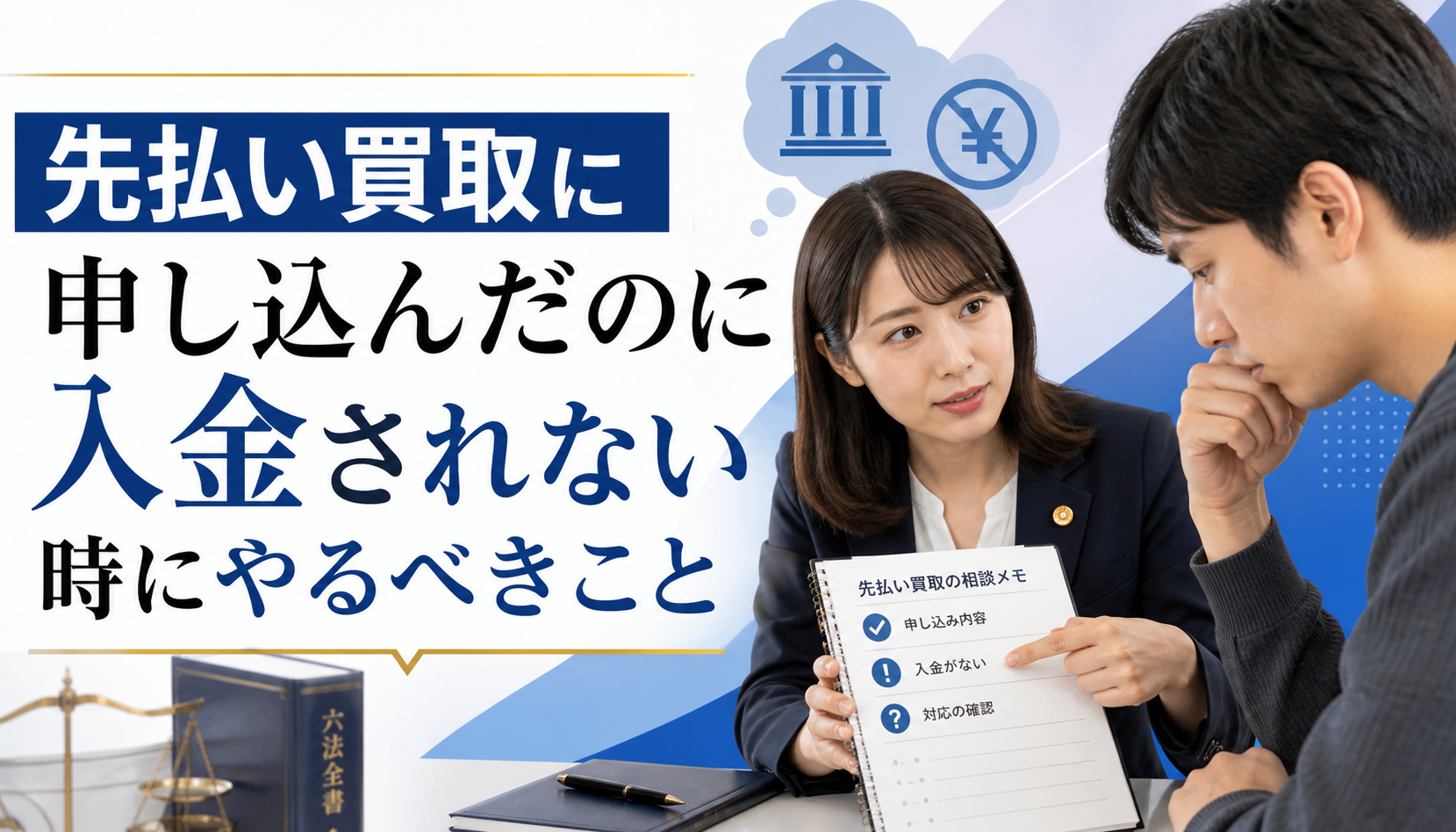先払い買取に申し込んだのに入金されない時にやるべきこと