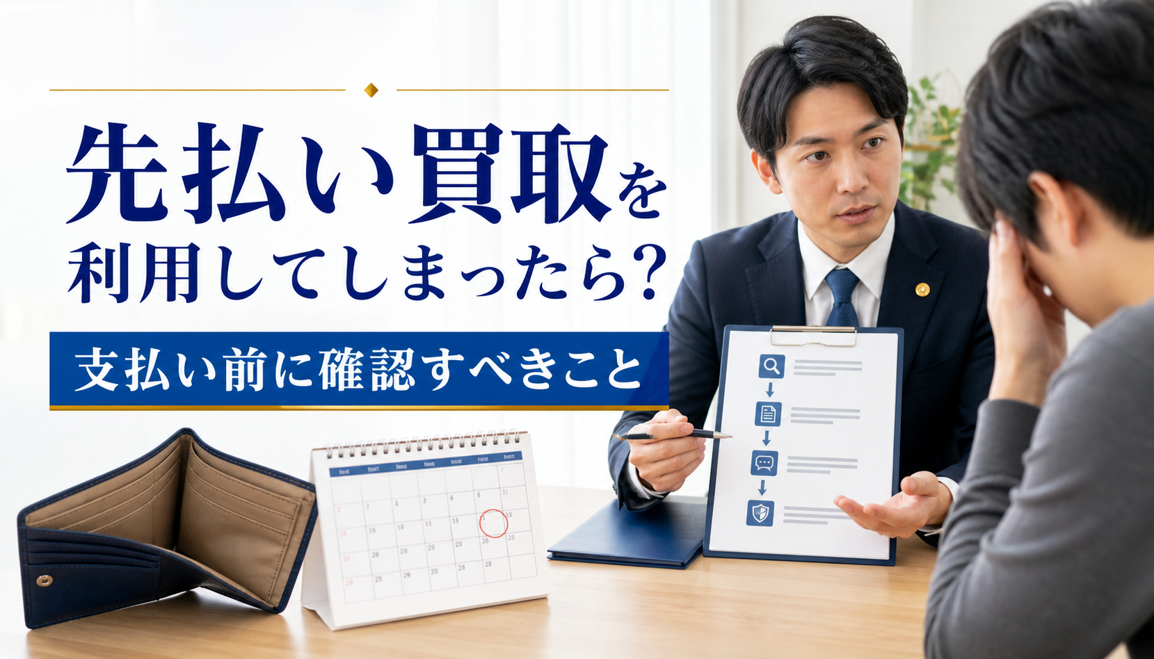 先払い買取を利用してしまったら？支払い前に確認すべきこと