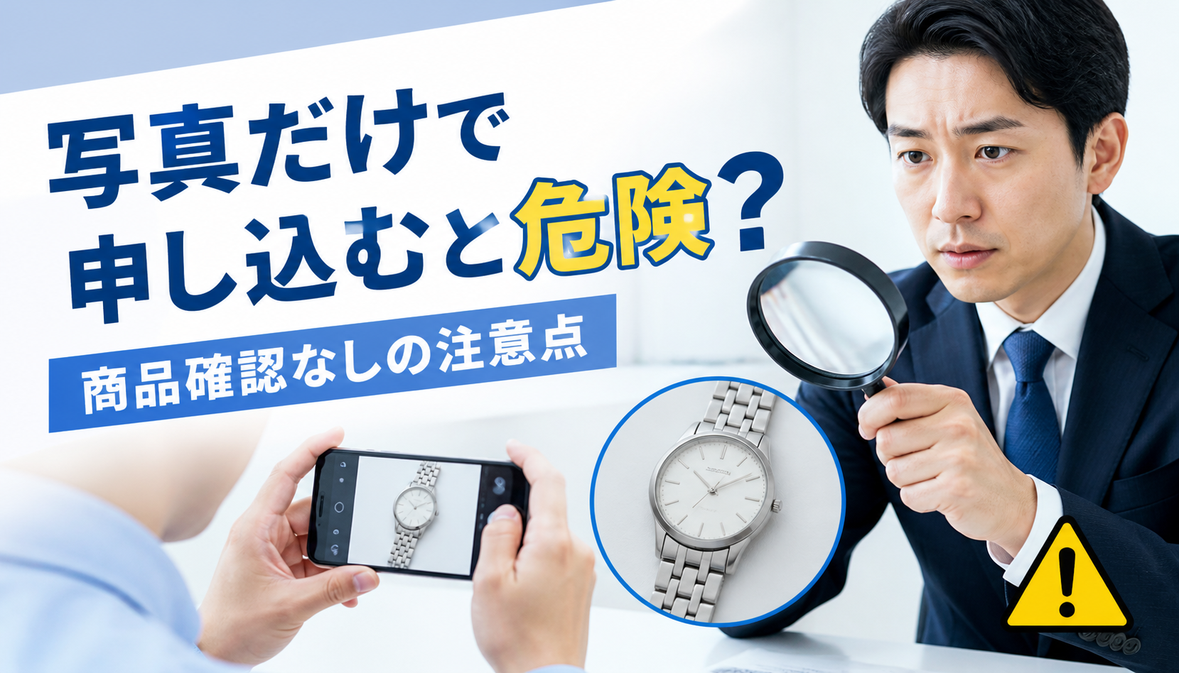 先払い買取は写真だけで申し込むと危険？商品確認なしの注意点