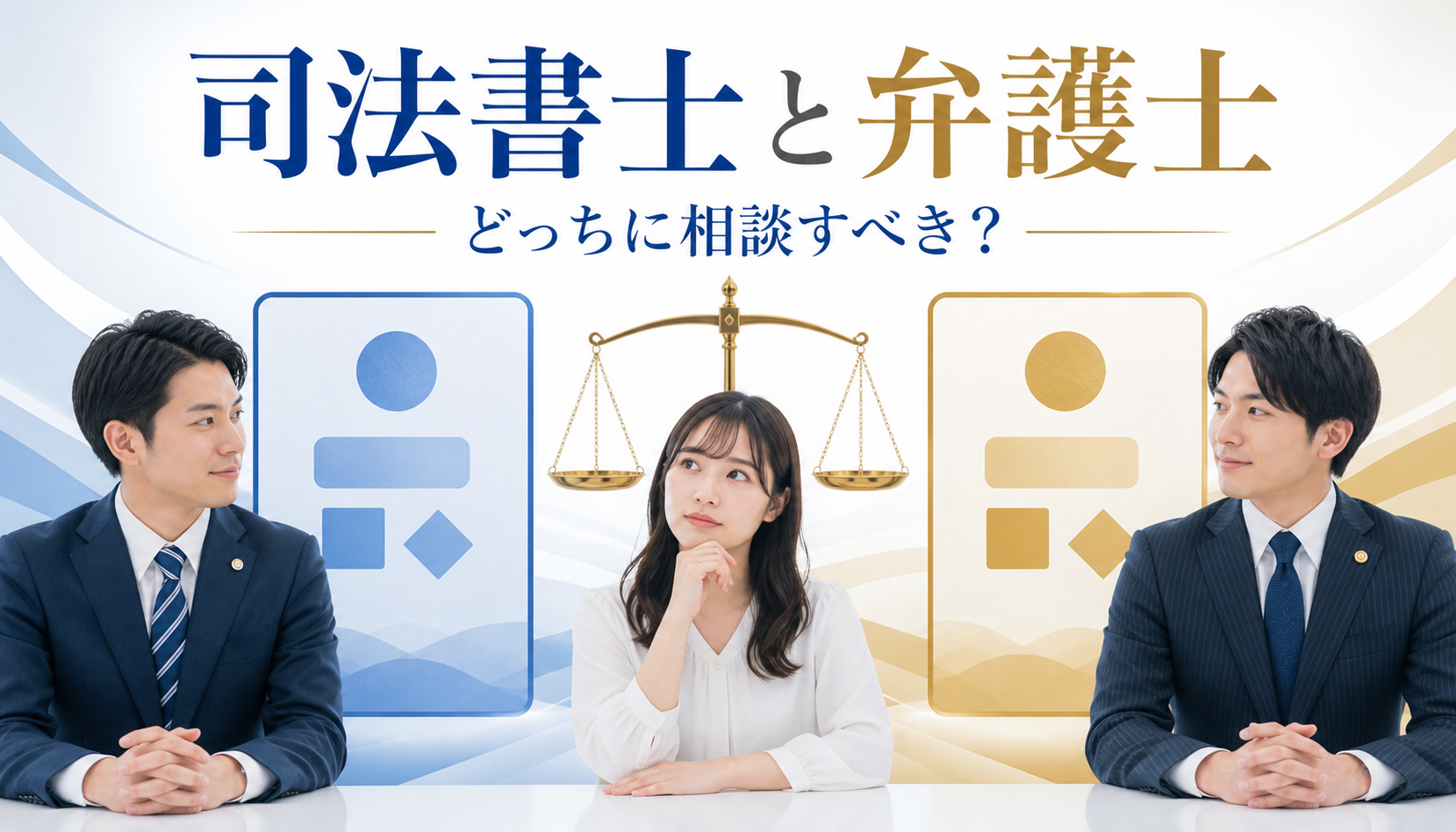 先払い買取は司法書士と弁護士どっちに相談すべき？依頼先の選び方