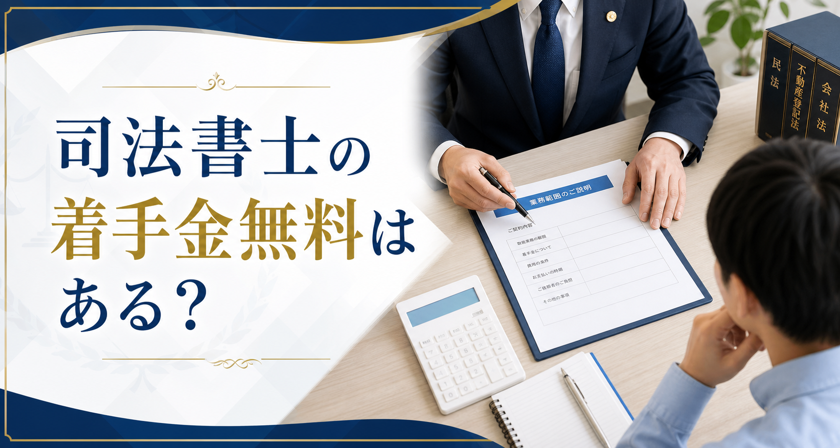 先払い買取 司法書士 着手金無料はある？無料相談と費用条件を確認するポイント