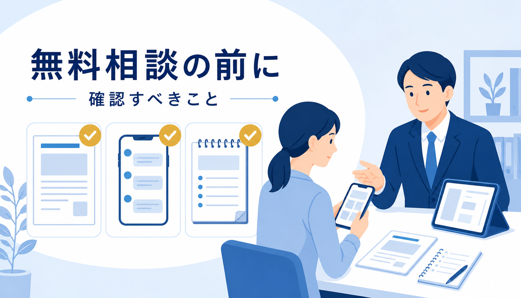 先払い買取を司法書士に無料相談する前に確認すべきこと