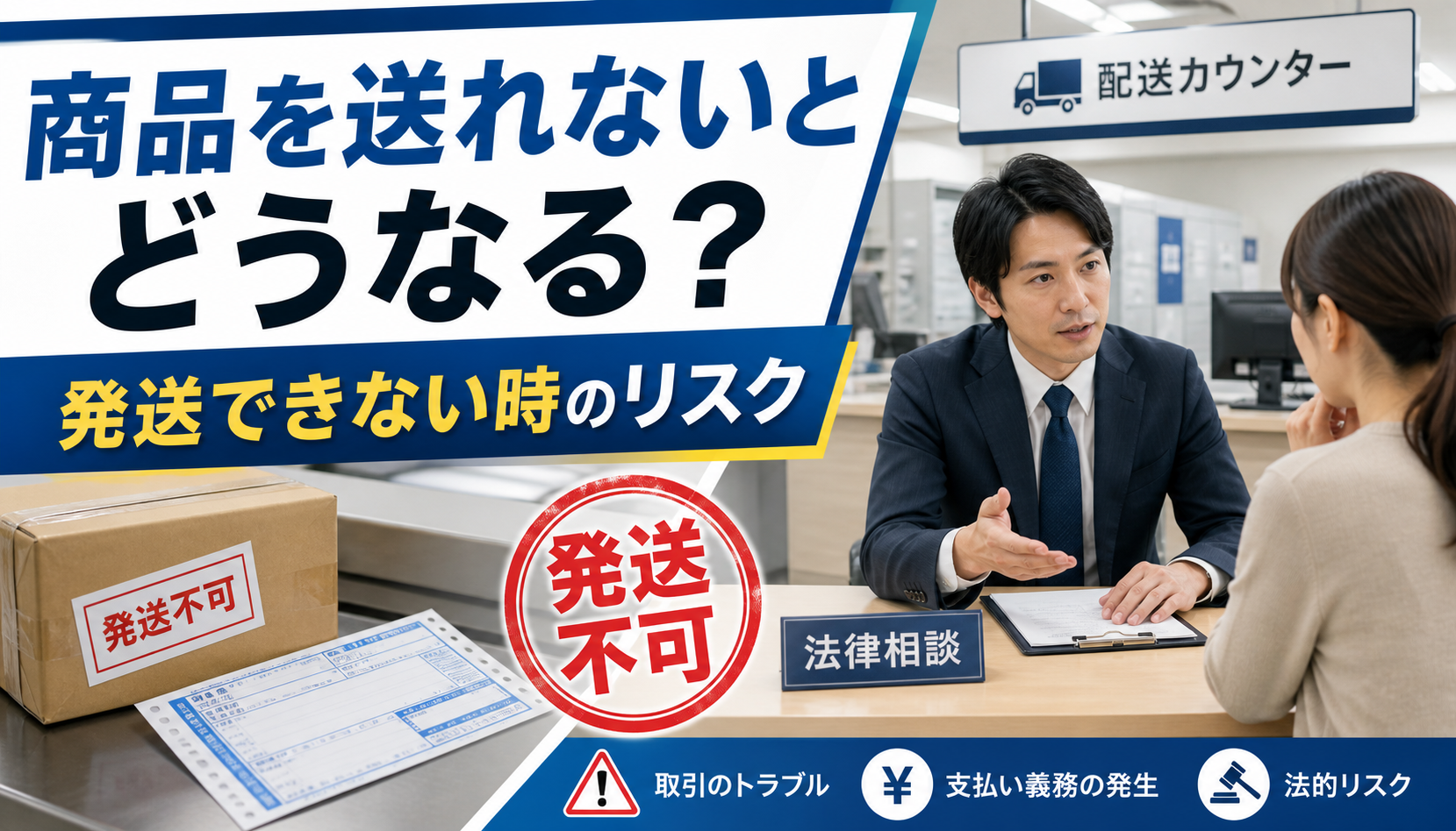 先払い買取で商品を送れないとどうなる？発送できない時のリスク