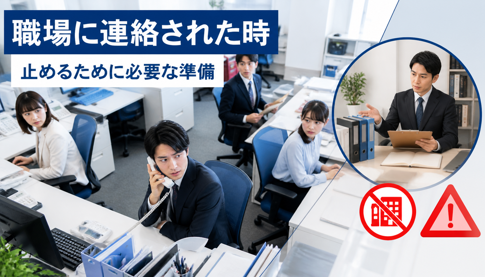 先払い買取 職場 連絡された時の対処法｜止めるために必要な準備