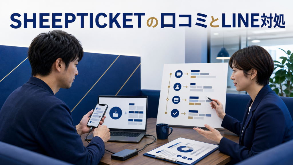 SHEEPTICKET（シープチケット）の口コミ・評判｜先払い買取・闇金のLINE連絡と対処法