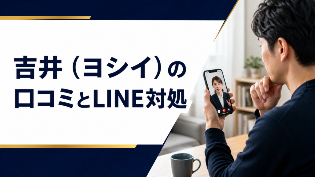 吉井（ヨシイ）の口コミ・評判｜ソフト闇金のLINE連絡と対処法