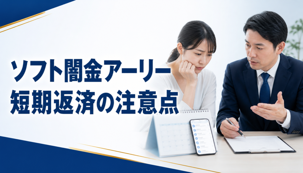 ソフト闇金アーリーの口コミ・評判｜ソフト闇金の短期返済の注意点