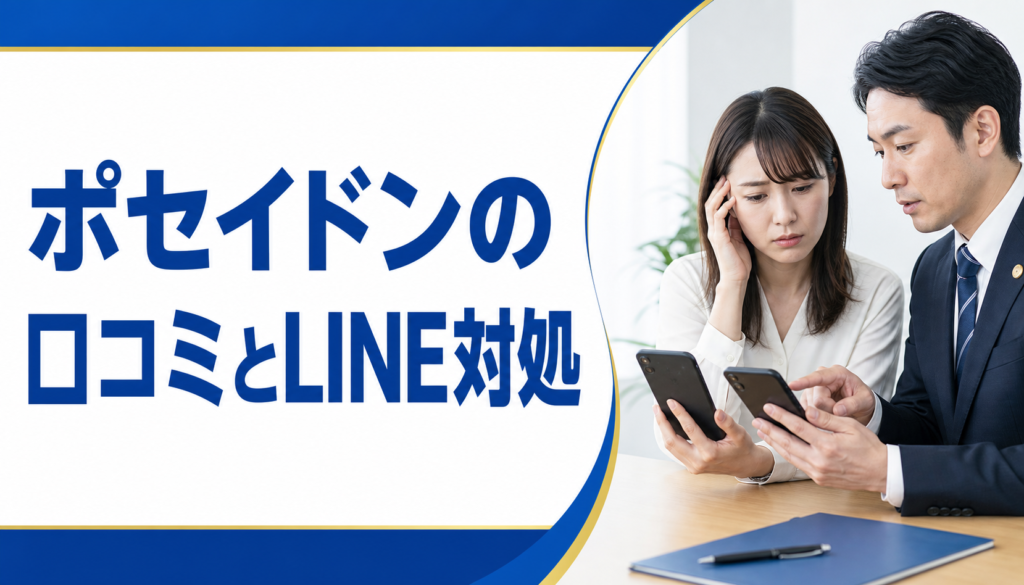 ポセイドンの口コミ・評判｜ソフト闇金のLINE連絡と対処法