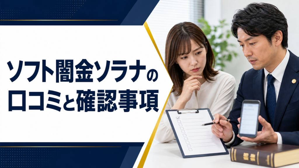 ソフト闇金ソラナの口コミ・評判
