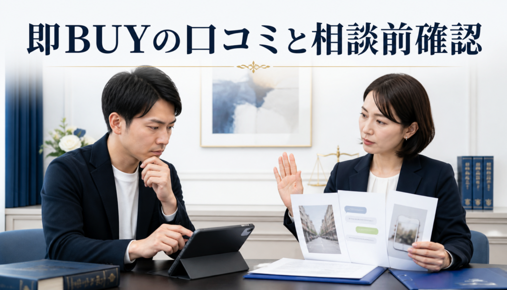 即BUY(ソクバイ)の口コミ・評判|先払い買取・闇金の確認情報と相談前の注意点