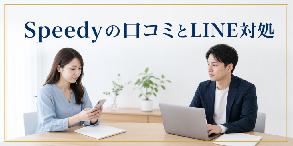 Speedy（スピーディ）の口コミ・評判｜先払い買取・闇金のLINE連絡と対処法