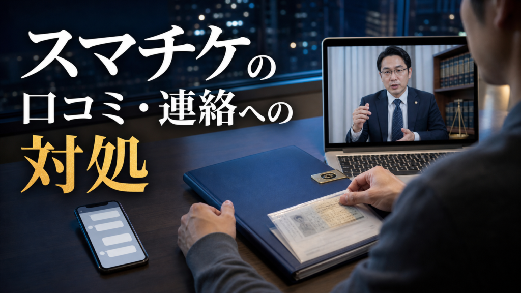 スマチケ SMART TICKET(スマートチケット)の口コミ・評判|先払い買取・闇金のLINE連絡と対処法