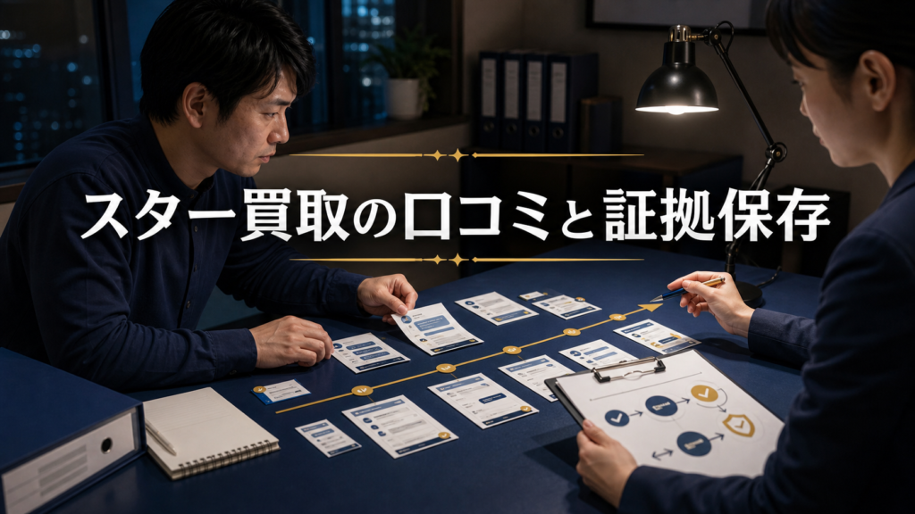スター買取（STAR買取）の口コミ・評判｜先払い買取・闇金のLINE連絡と対処法
