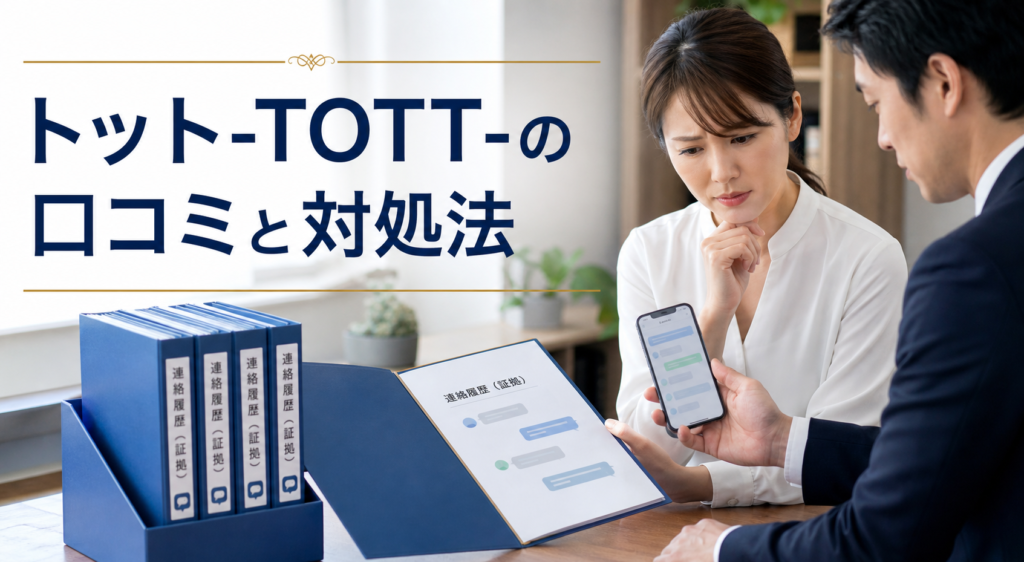 トット-TOTT-の口コミ・評判｜先払い買取・闇金のLINE連絡と対処法
