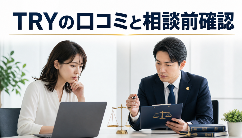 TRY(トライ)の口コミ・評判｜先払い買取・闇金の確認情報と相談前の注意点