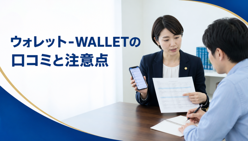 ウォレット-WALLETの口コミ・評判｜先払い買取・闇金の確認情報と相談前の注意点