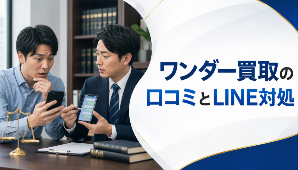 ワンダー買取の口コミ・評判｜先払い買取・闇金のLINE連絡と対処法