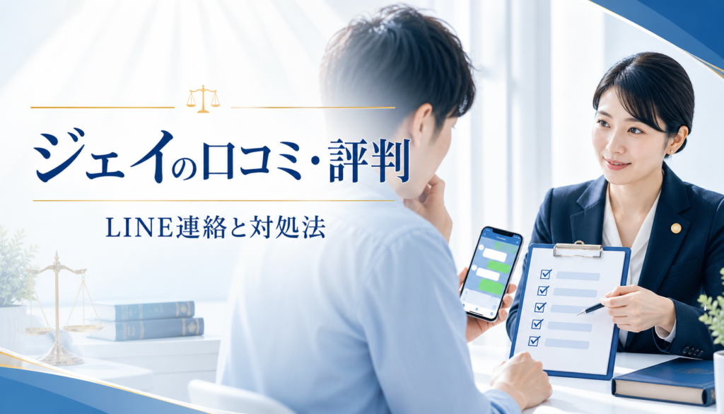 ジェイの口コミ・評判｜先払い買取・闇金のLINE連絡と対処法