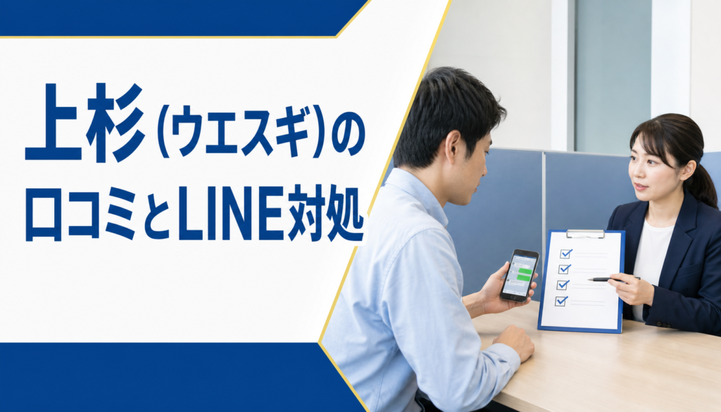 上杉（ウエスギ）の口コミ・評判｜先払い買取・闇金のLINE連絡と対処法