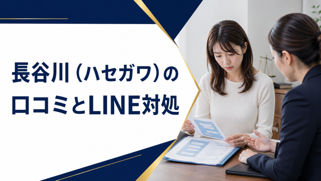 長谷川（ハセガワ）の口コミ・評判｜先払い買取・闇金のLINE連絡と対処法