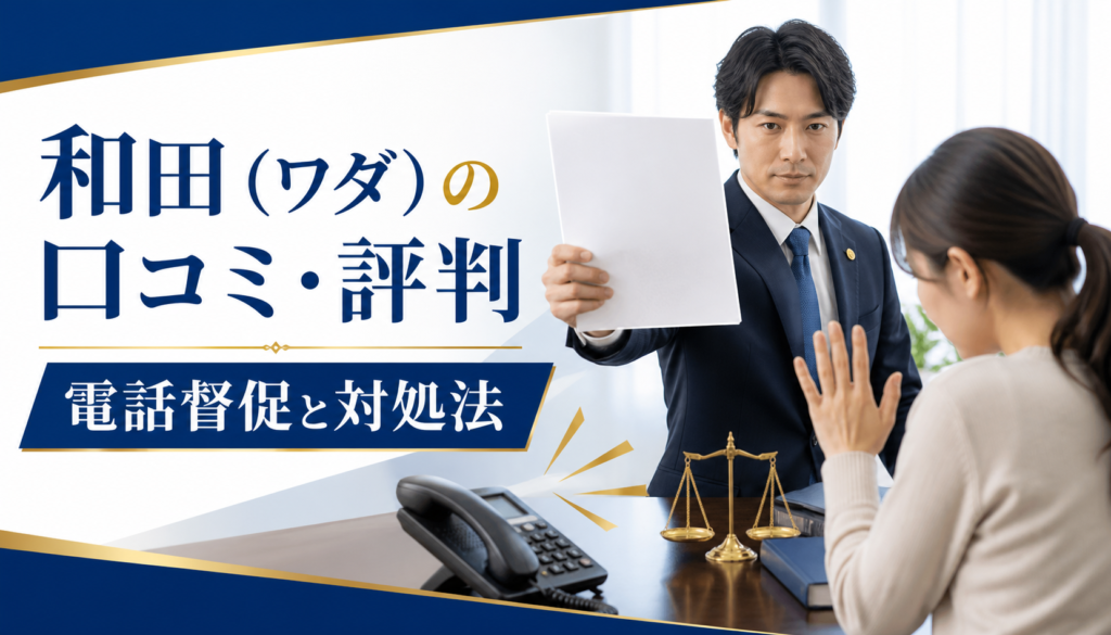 和田（ワダ）の口コミ・評判｜先払い買取・闇金の電話督促と対処法