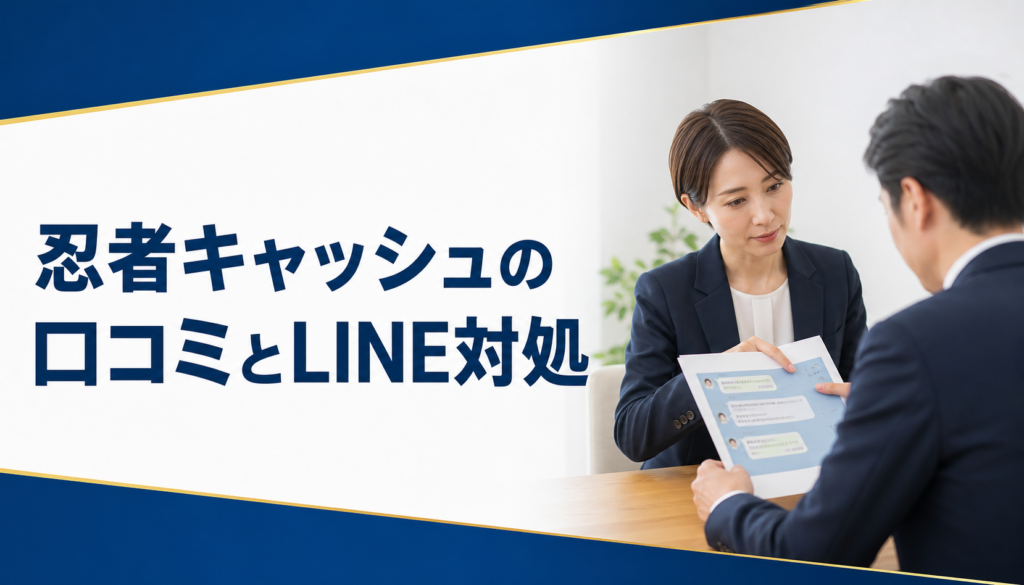 忍者キャッシュ（ニンジャキャッシュ）の口コミ・評判｜先払い買取・闇金のLINE連絡と対処法