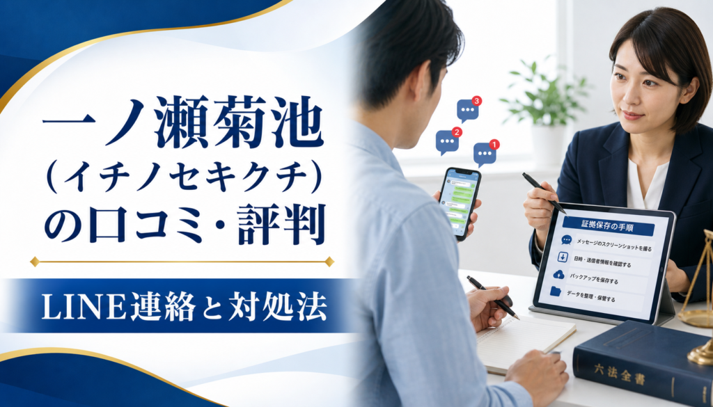 一ノ瀬菊池（イチノセキクチ）の口コミ・評判｜先払い買取・闇金のLINE連絡と対処法