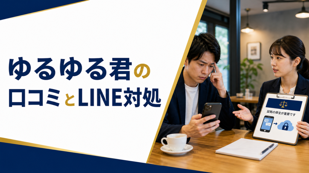 ゆるゆる君の口コミ・評判｜先払い買取・闇金のLINE連絡と対処法