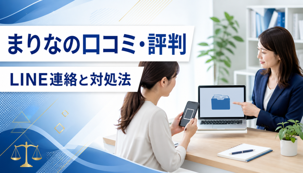 まりなの口コミ・評判|先払い買取・闇金のLINE連絡と対処法