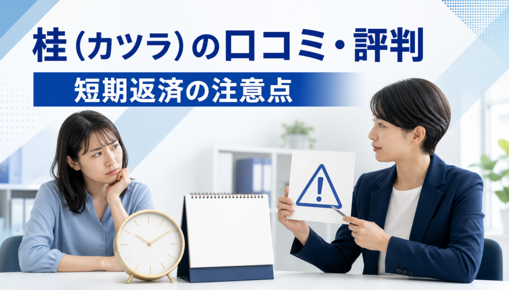 桂（カツラ）の口コミ・評判｜先払い買取・闇金の短期返済の注意点