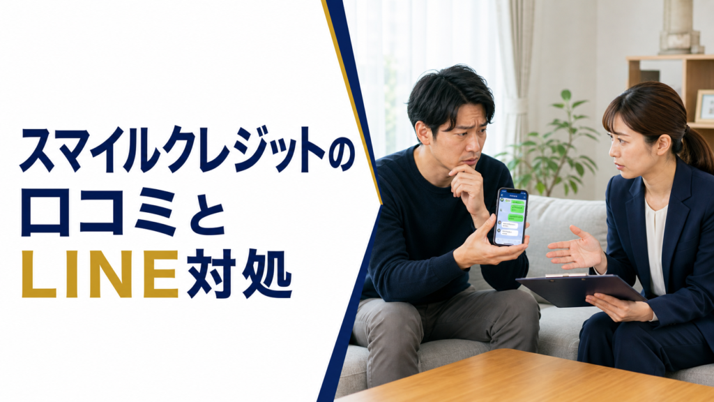 スマイルクレジットの口コミ・評判｜先払い買取・闇金のLINE連絡と対処法