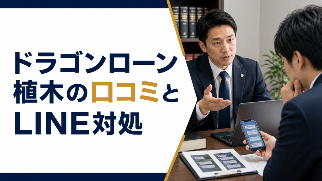 ドラゴンローン植木の口コミ・評判｜先払い買取・闇金のLINE連絡と対処法