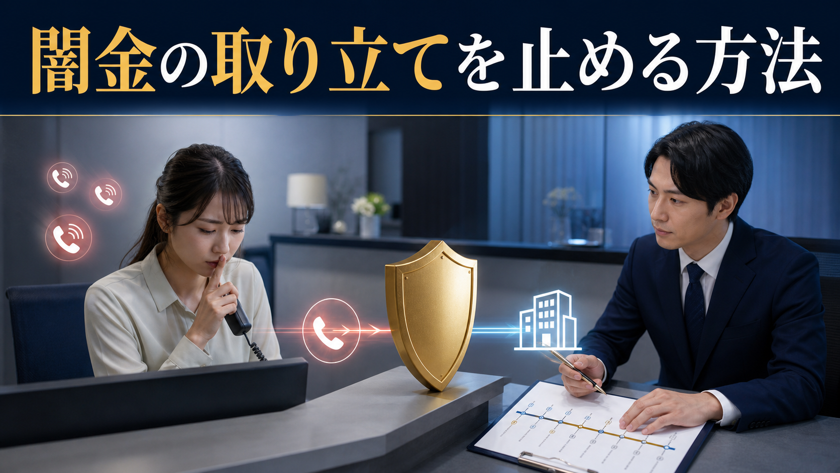 闇金の取り立てを止めるには？職場連絡・嫌がらせ対策